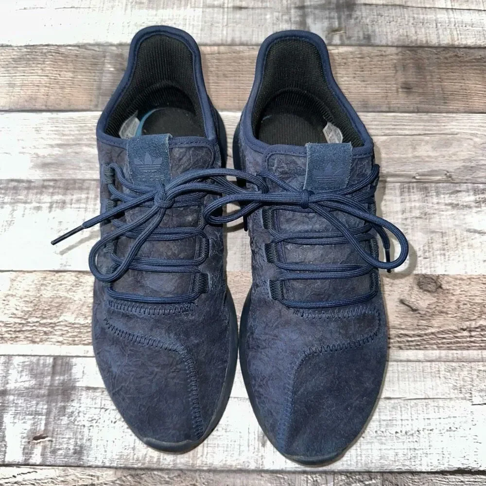 Adidas Men’s Tubular Shadow Dark Blue Sneakers | Size 7
